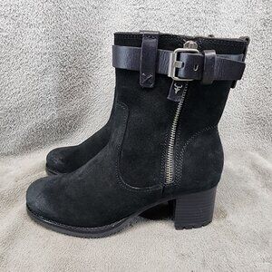 Trask Shoes Womens Size 6 Madison Black Leather Boots *GUC*